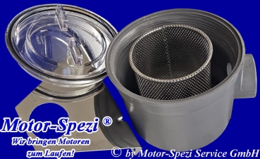 Seewasserfilter 1 1/2" / 38mm mit Nirosieb, passt für Volvo Penta Bootsmotoren